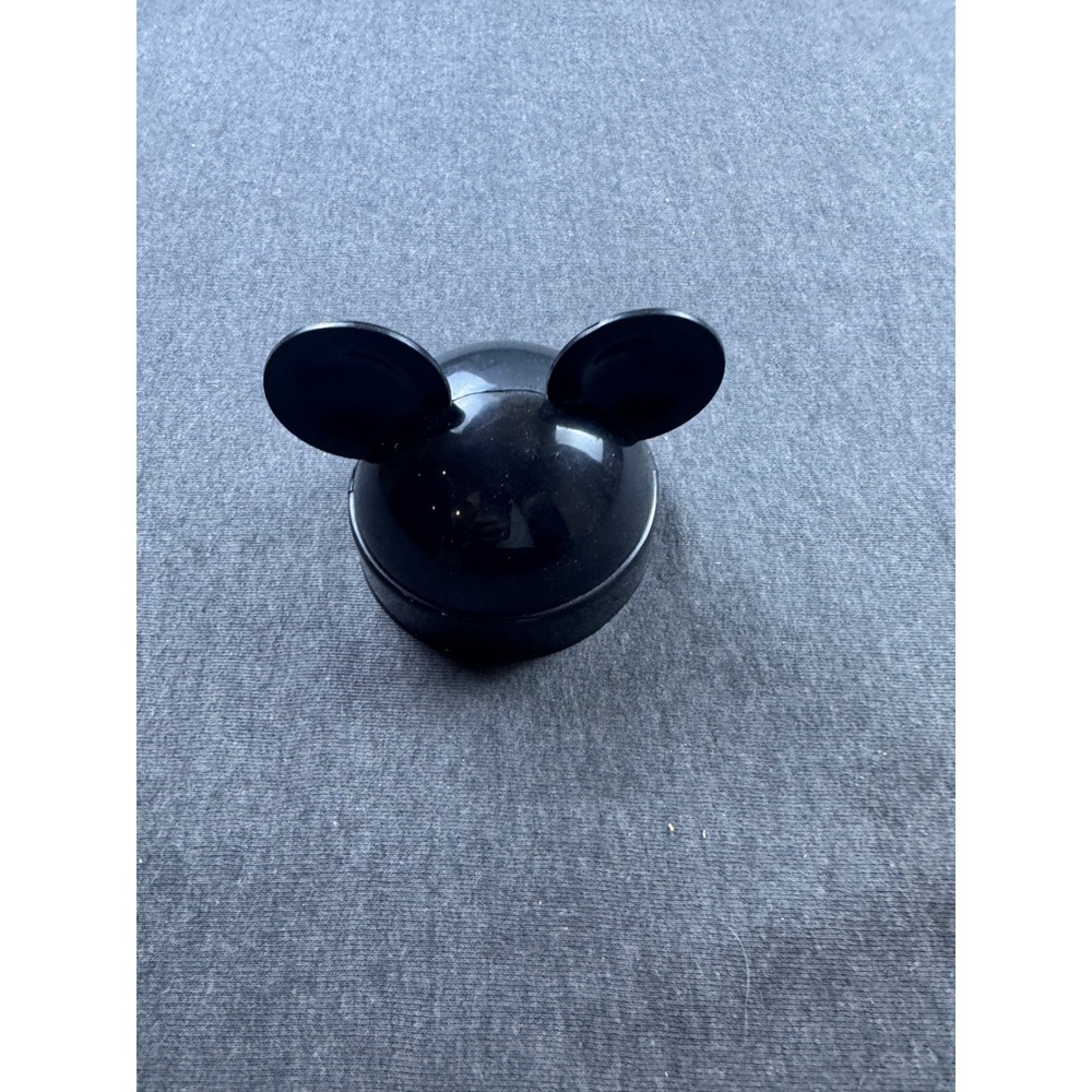Black Mickey Mouse Head Round Container‎ Cosmetic Holder Trinket Case